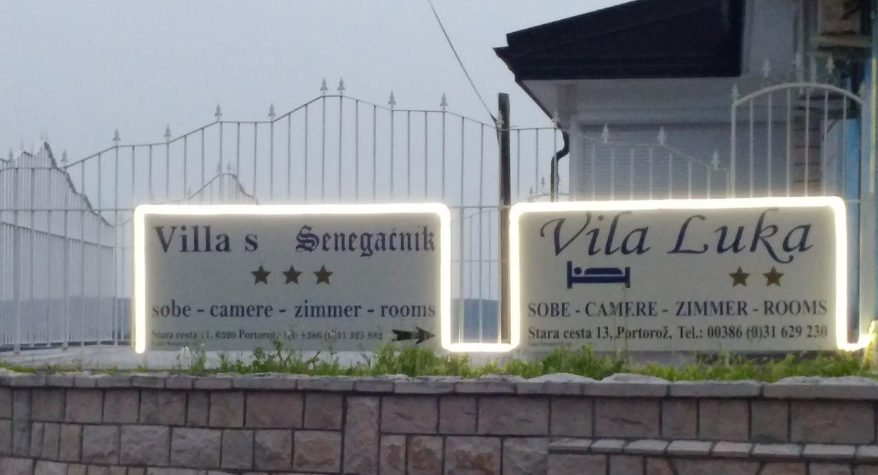 Villa Senegacnik Πορτορόζ Εξωτερικό φωτογραφία